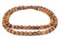 The Bead Chest Olive Wood Beads - Full Strand of Round Christian Rosary Prayer Beads (8mm, Natural)